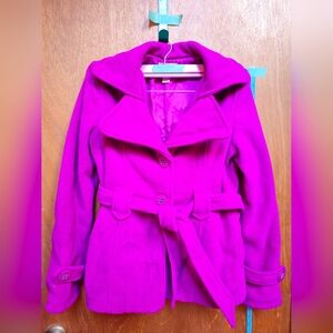 Copper Key Belted Trench Coat